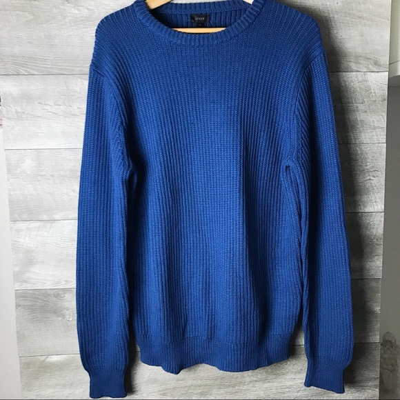 J. Crew Other - J crew men’s blue knit long sleeve sweater